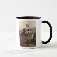Jeune femme sur un cheval
