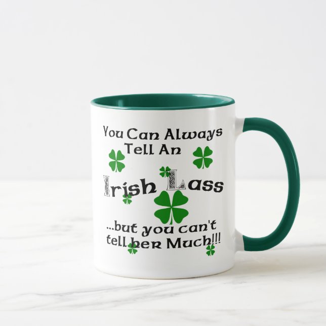 Mug Jeune fille irlandaise - vous pouvez toujours (Droite)