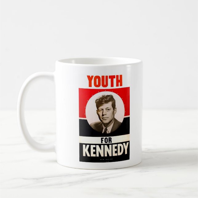 Mug Jeunesse pour le Président John F. Kennedy (Gauche)