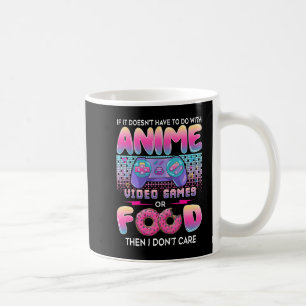 Mug Jeux Vidéo ou nourriture Je ne me soucie pas de l'