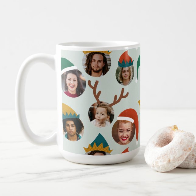 Mug Jewel Tones Silly Christmas Casquette Six Photo Co (Avec donut)