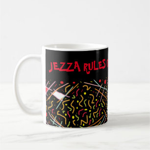 Mug Jezza règles ok donc ils disent fun design rouge n
