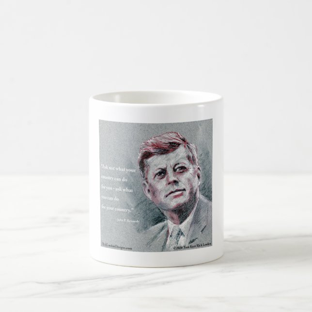 Mug JFK et devis (Centre)