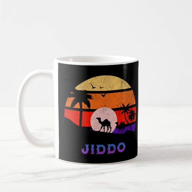 Mug Jiddo Retro Sunset Ocean Grand-père (Gauche)