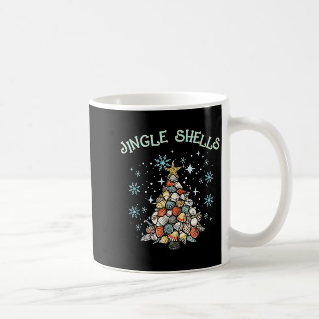 Mug Jingle Shells Christmas Tree Snowflakes Celebratio (Droite)