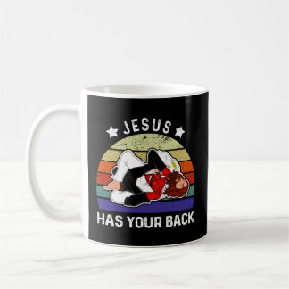 Mug Jiu Jitsu Brésilien Jésus Jésus a ton dos