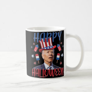 Mug Joe Biden a confondu Joyeux 4ème d'Halloween Quatr