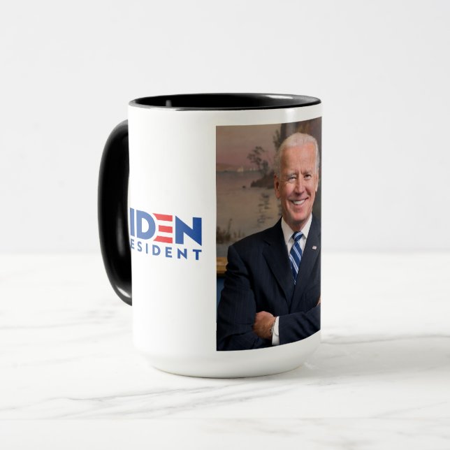Mug Joe Biden Portrait Officiel, Président Biden, ZSSG (Devant gauche)