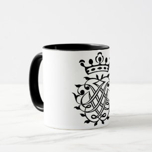 Mug Johann Sebastian Bach Crest Monogramme Insignia