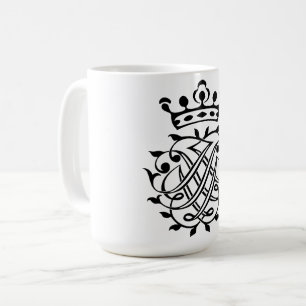 Mug Johann Sebastian Bach Crest Monogramme Insignia