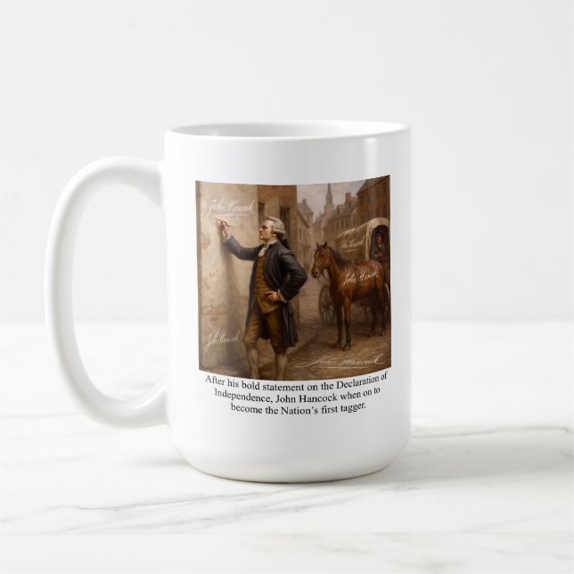 Mug John Hancock Tagger (Gauche)