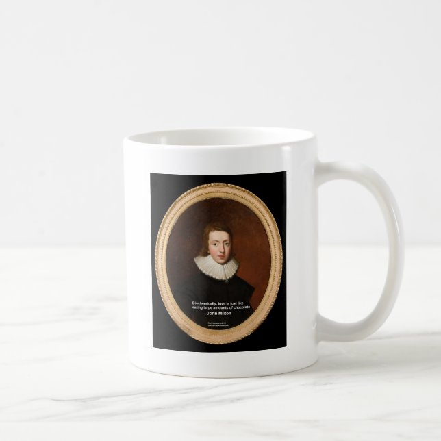 Mug John Milton Love & Chocolate Quota Venin & Cards (Droite)