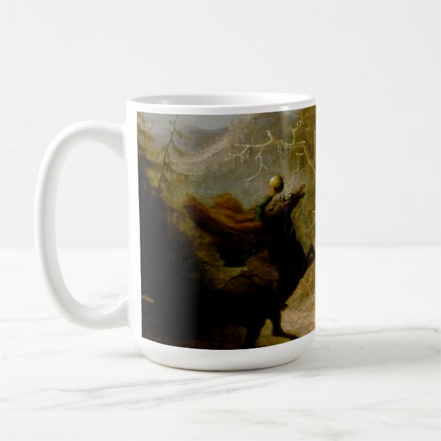 Mug John Quidor Légende du Cheval sans tête Sleepy Hol (Gauche)