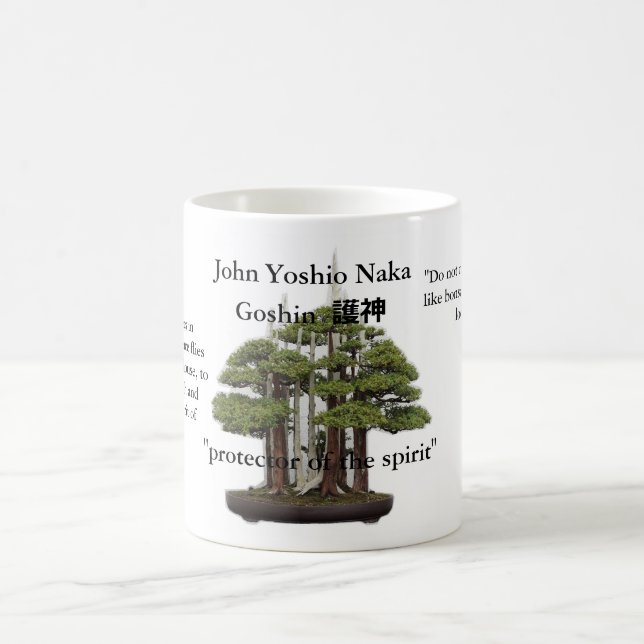 Mug John Yoshio Naka bonsaï (Centre)