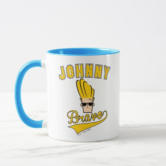 Mug Johnny Bravo Collegiate Graphic (Gauche)