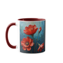 Joie aux fleurs rouges