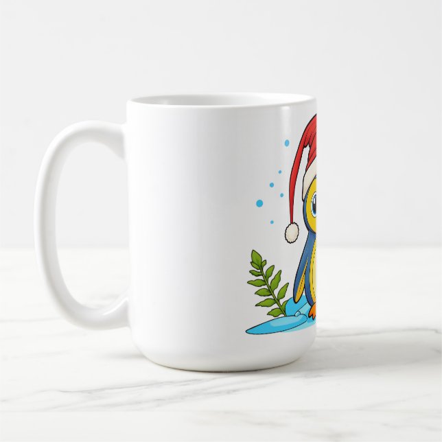 Mug Joie de Noël de Pingouin  (Gauche)