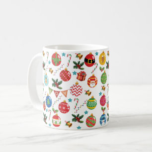 Mug Joie Noël, motif du bal de Noël