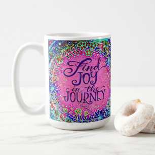 Mug Joie rose jolie dans le voyage Citation Inspirivit