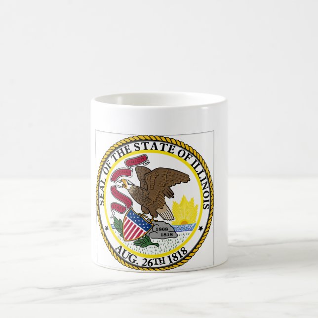 Mug Joint d'état de l'Illinois (Centre)