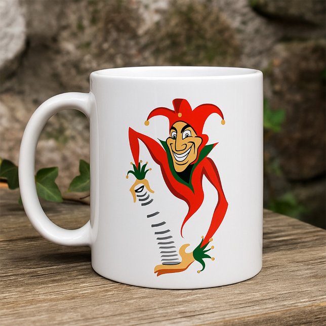 Mug Joker Jester Grinning avec Jack-in-the-Box (Créateur téléchargé)