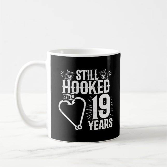 Mug Joli 19e Anniversaire de Mariage de 19 Ans pour le (Gauche)