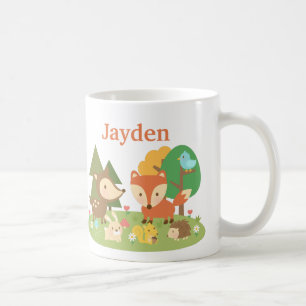 Mug Joli Animal De La Forêt Coloré Pour Enfants