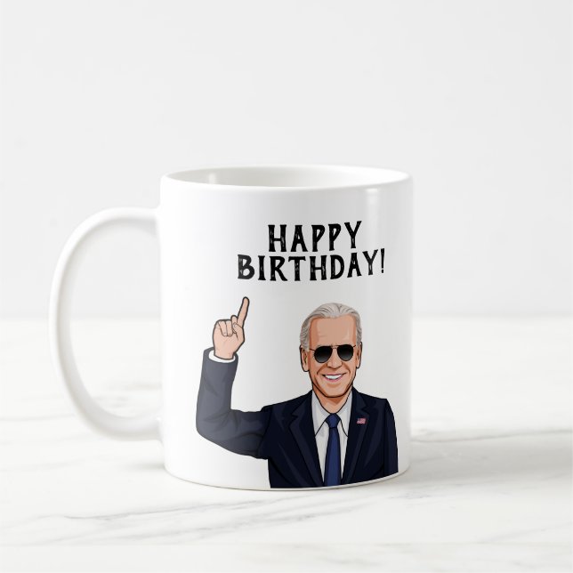 MUG JOLI ANNIVERSAIRE DE JOE BIDEN (Gauche)