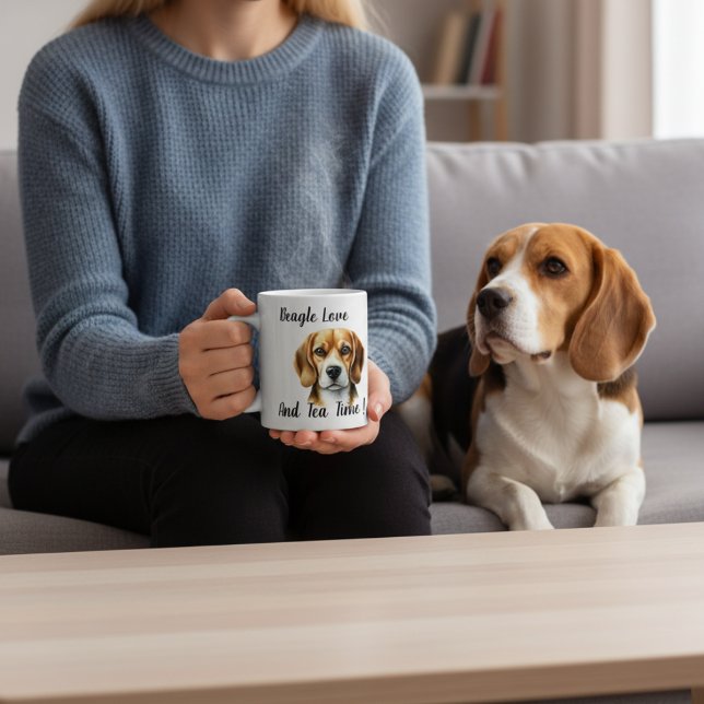 Mug Joli beagle brun (Créateur téléchargé)