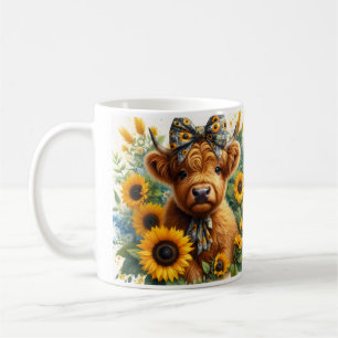 Mug Joli bébé vache Highland