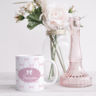 Mug Joli Bow rose style grand-millénaire