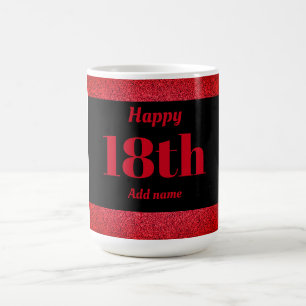 Mug Joli cadeau d'anniversaire personnalisé 18e