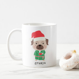 Mug Joli café du matin de Noël Bulldog Grumpa