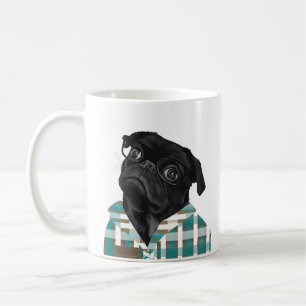 Mug Joli Carlin Noir Avec Verres