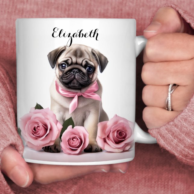 Mug Joli Carlin Roses Roses Roses Roses Roses Roses Pe (Créateur téléchargé)
