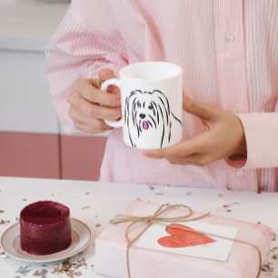 Mug Joli Chien Shaggy Porté Collie