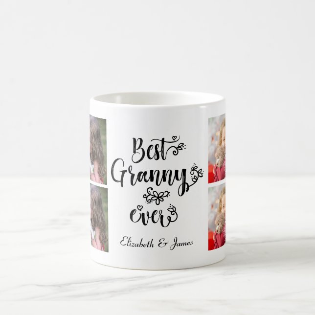 Mug Joli collage photo Meilleure grand-mère Ever grand (Centre)