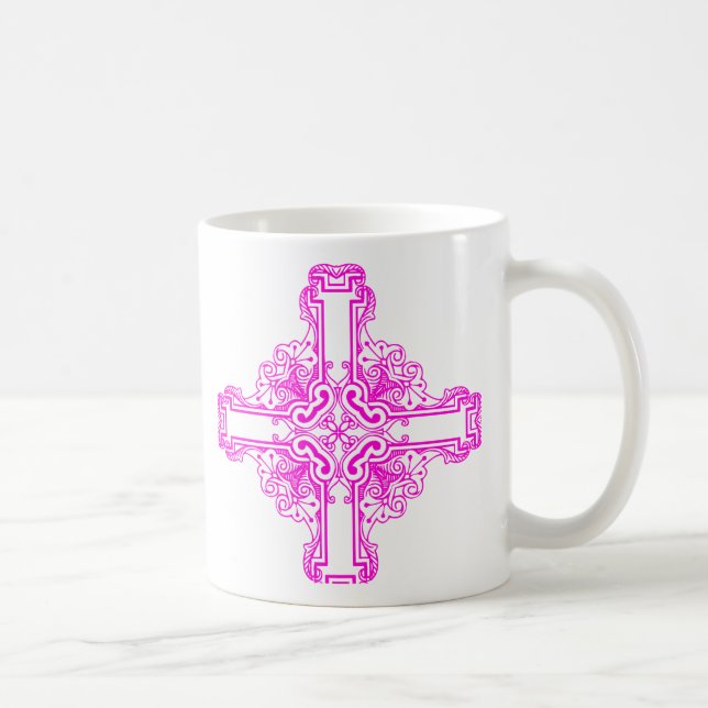 Mug Joli croix rose (Droite)