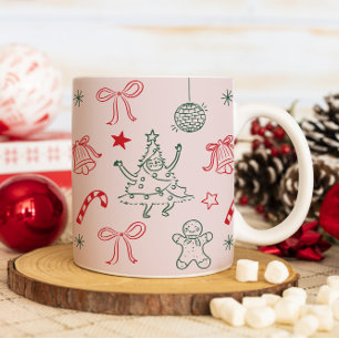 Mug Joli Doodles Fun Noël