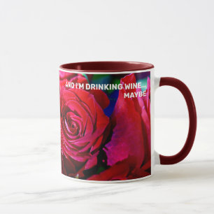 Mug Joli Ensemble De Roses Rouges