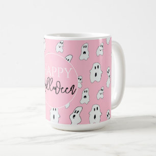 Mug Joli Fantômes Blancs Rose