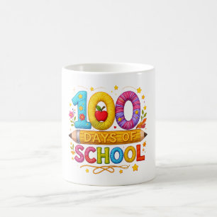 Mug Joli fil 100 jours d'école T-Shirt pour filles et
