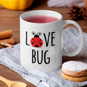 Mug Joli Graphique de la Saint-Valentin Love Bug