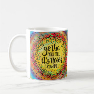 Mug Joli Inspirant Go the Extra Mile Colorful