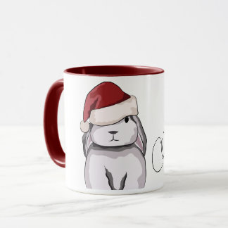 Mug Joli lapin image de Noël