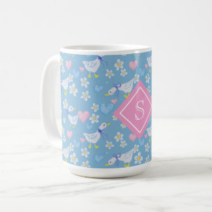 Mug Joli Monogramme d'oies de campagne Vintages