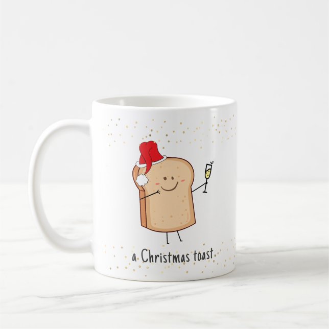 Mug Joli morceau festif de Noël toast (Gauche)