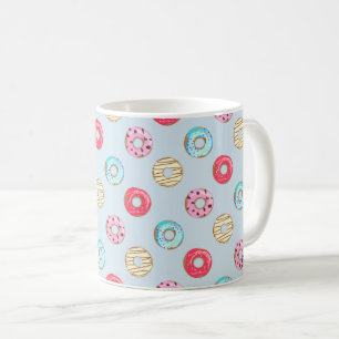 Mug Joli motif de beignet glacé bleu clair