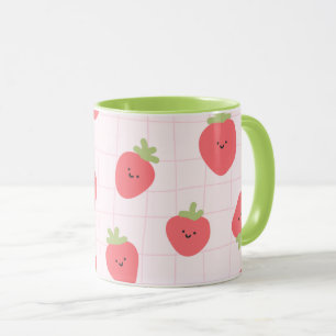 Mug Joli motif de fraise – Fraise Kawaii