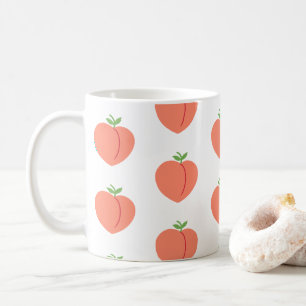 Mug Joli motif de fruits colorés pêche